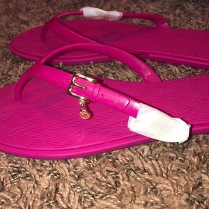 Pink Michael Kors Sandals/Flip Flops